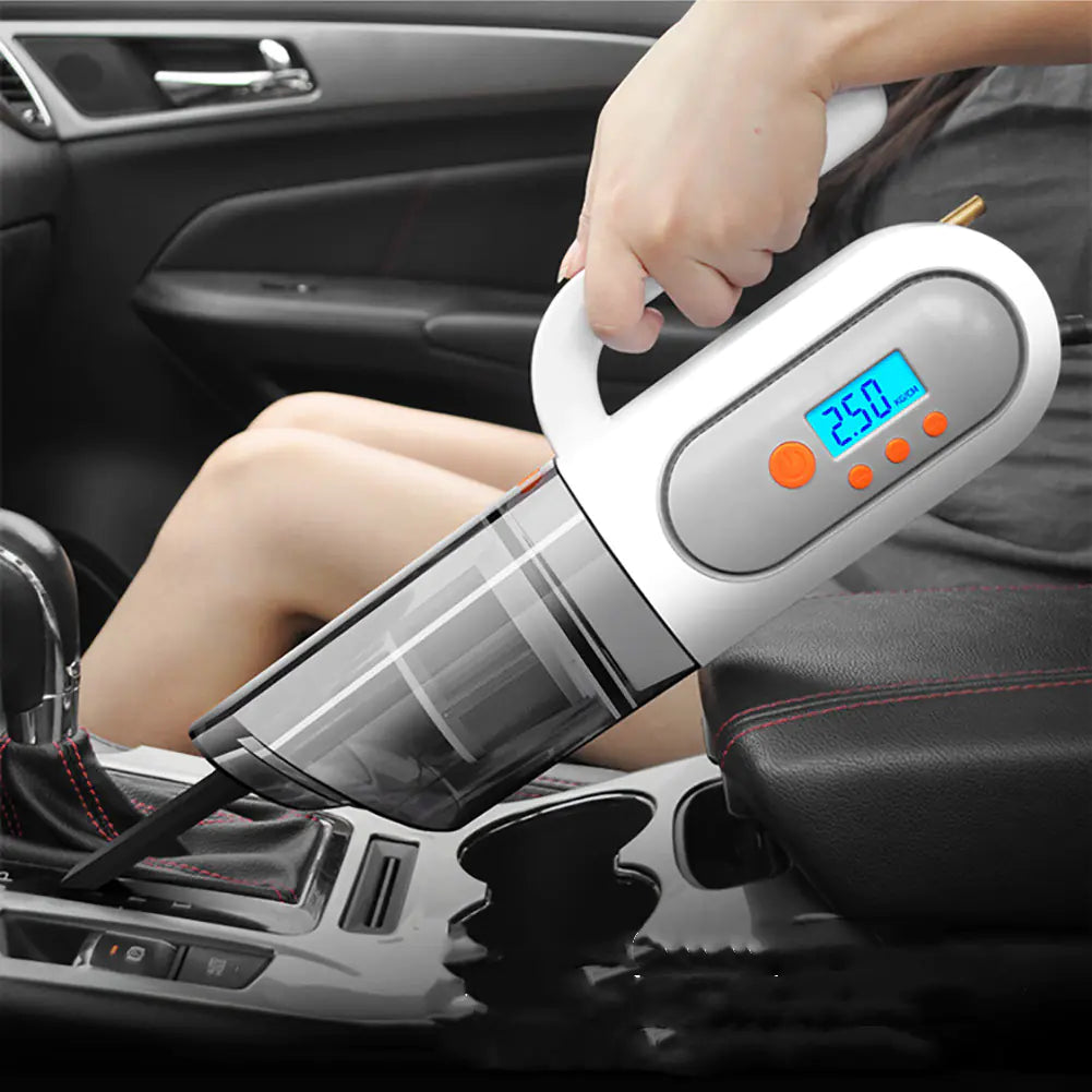 4-in-1 Car Vacuum and High-Power Air Pump