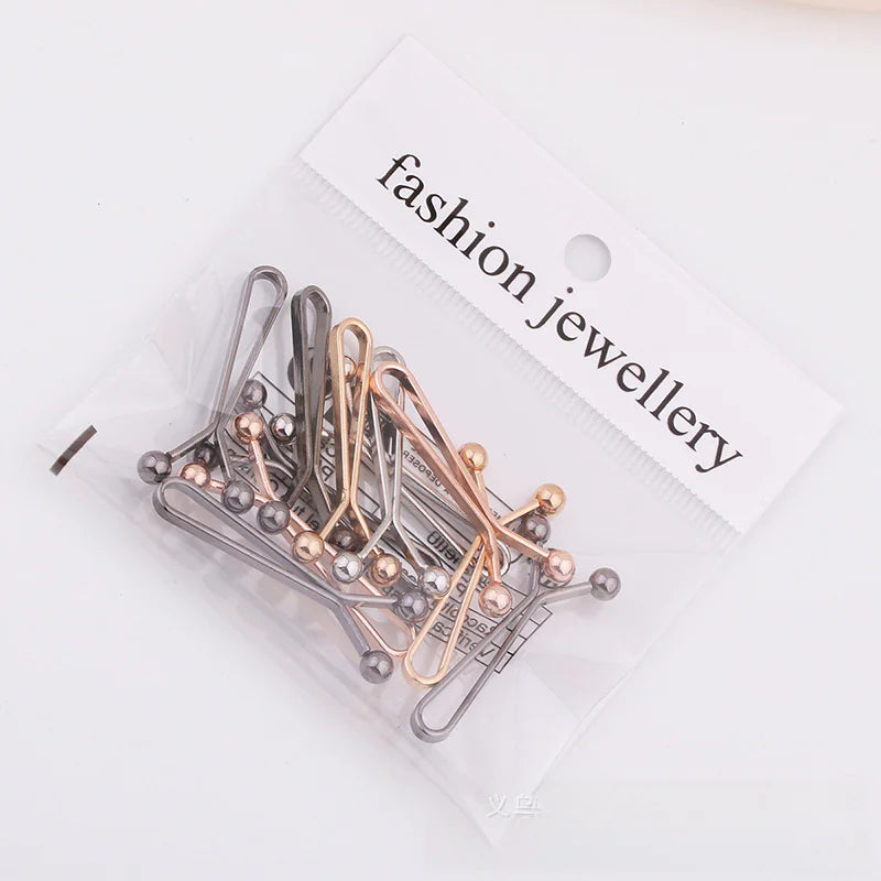Silk Scarf U-Shaped Clip Accessory