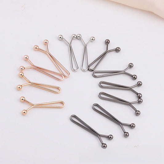 Silk Scarf U-Shaped Clip Accessory