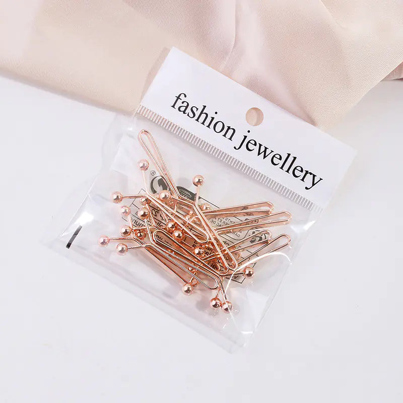 Silk Scarf U-Shaped Clip Accessory