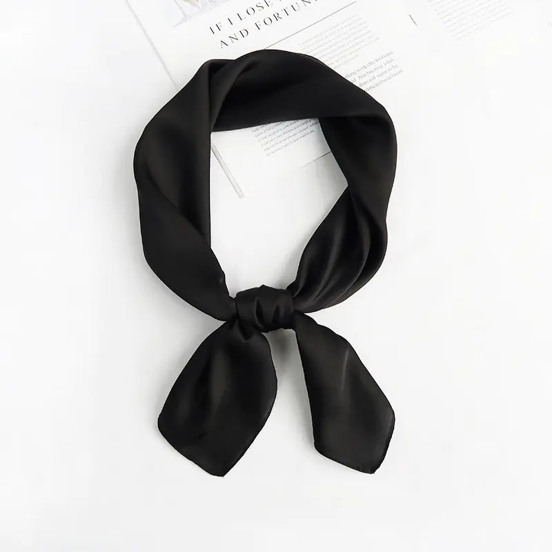 Solid Color Silk Scarf