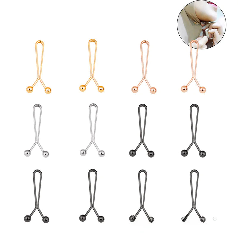 Silk Scarf U-Shaped Clip Accessory