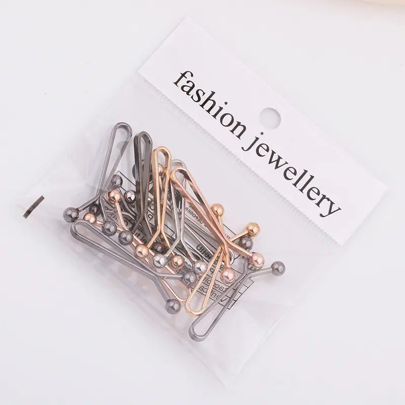 Silk Scarf U-Shaped Clip Accessory