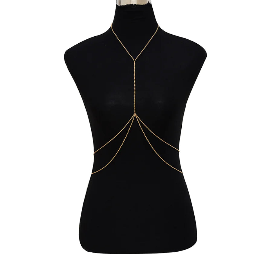 Double Layer Body Chain, Body Chain, One-Piece Chain
