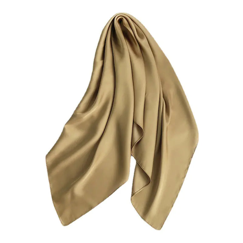 Solid Color Silk Scarf